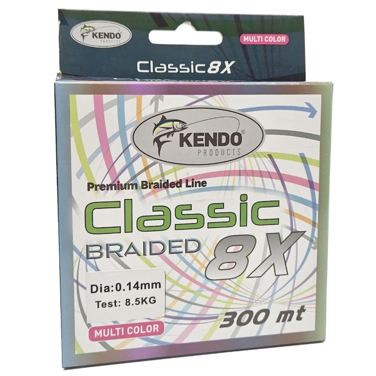 Kendo Classic 8X 300m Multicolor Örgü İp
