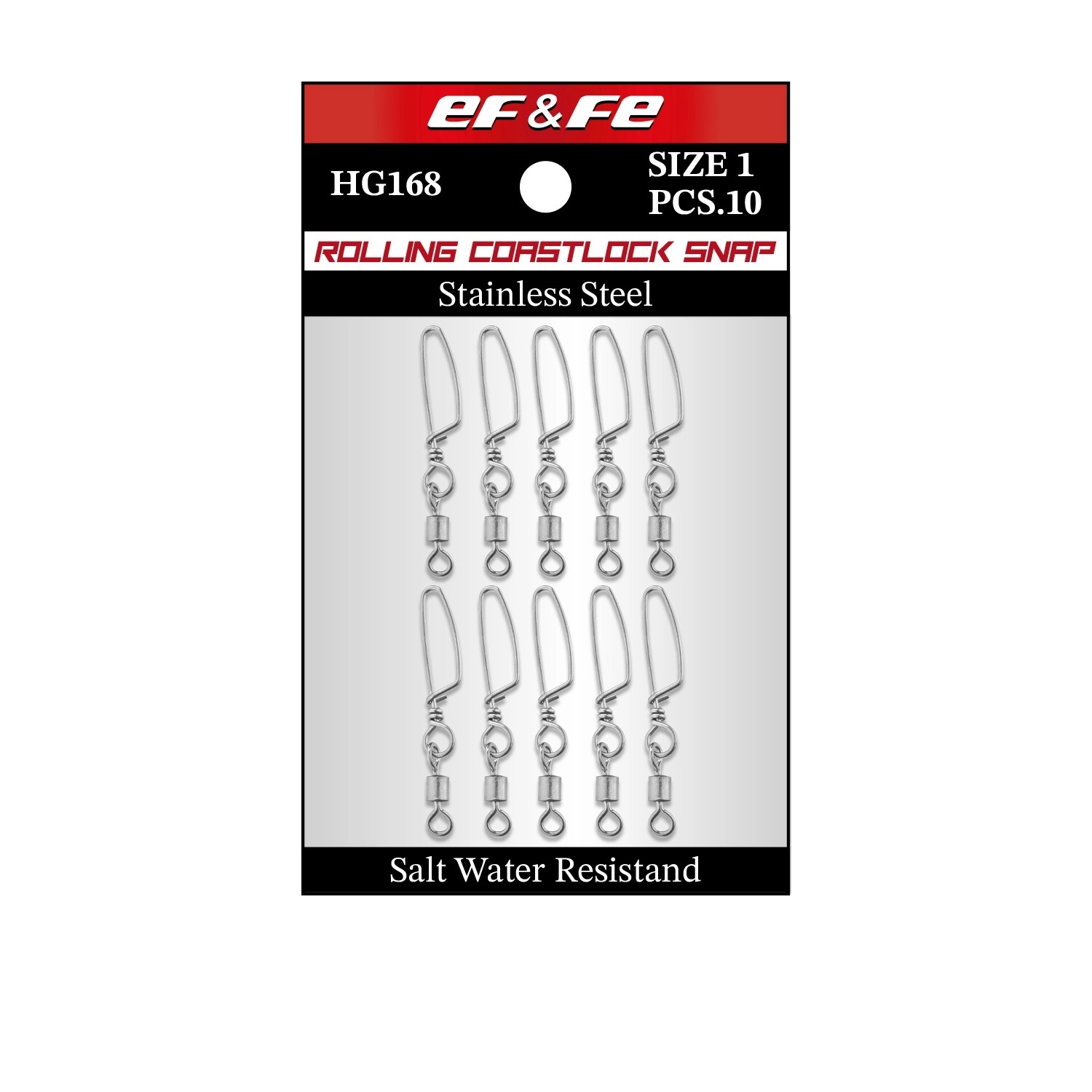 Effe Fırdöndü Rolling Swivel Coastlock Snap