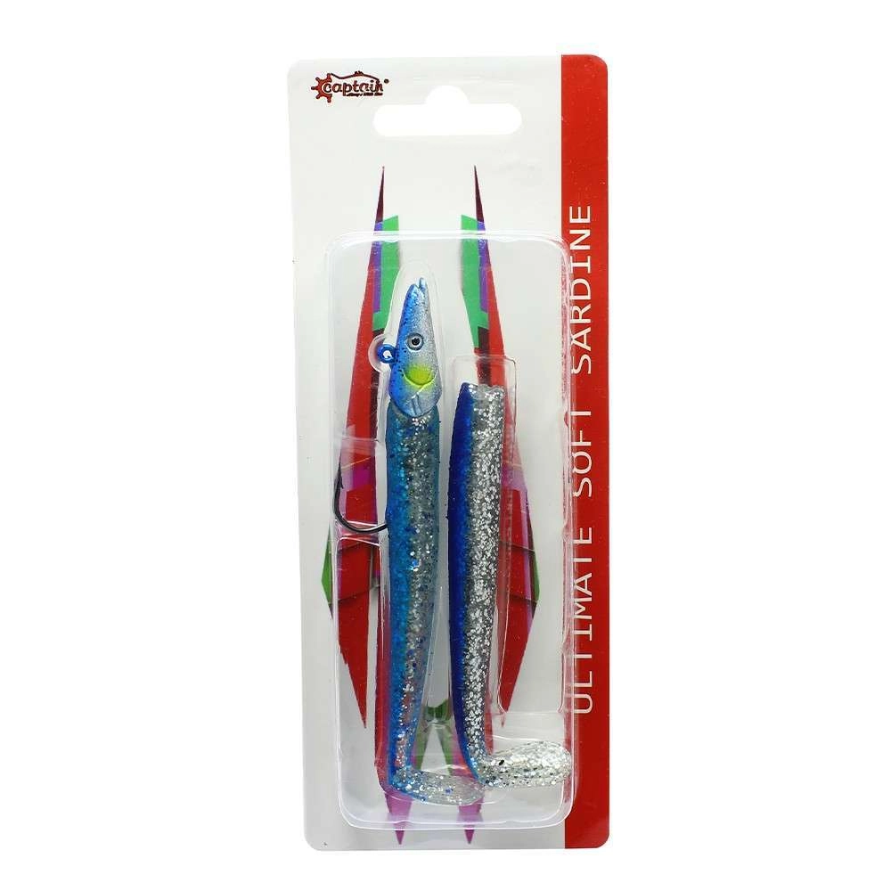 Captain 3071 Ultimate Sardine 12cm Levrek Silikonu 2li Suni Yem Captain