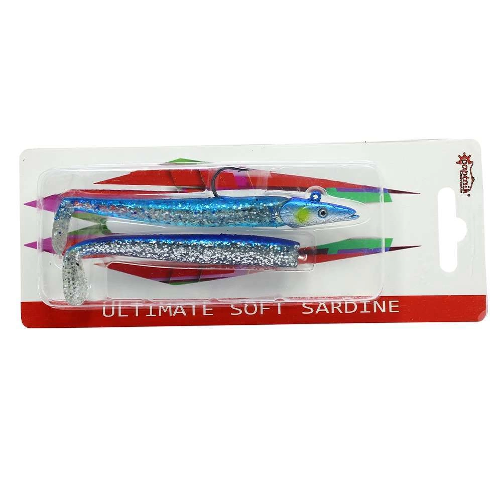 Captain 3071 Ultimate Sardine 12cm Levrek Silikonu 2li Suni Yem Captain