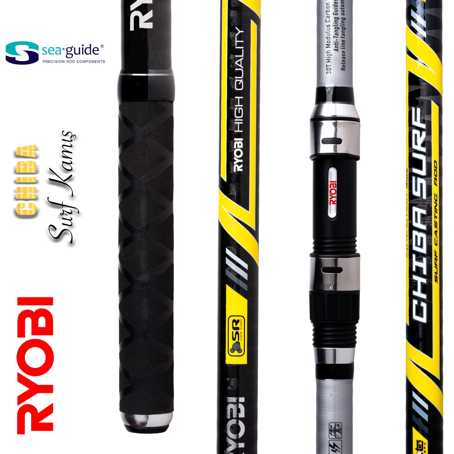 Ryobi Chiba 420cm 100-300gr 3 Parça Surf Olta Kamışı