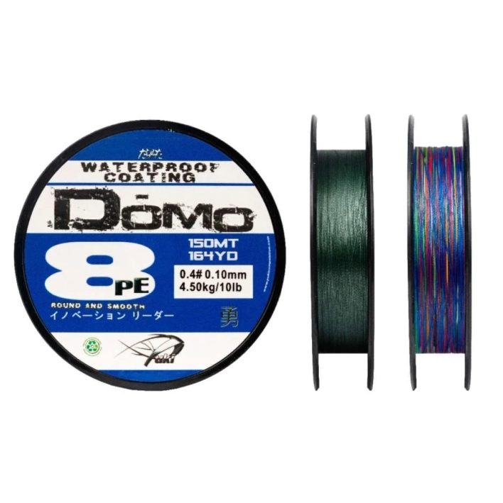 Yuki Domo 8X 300 mt Multi Color İp Misina 0.18MM