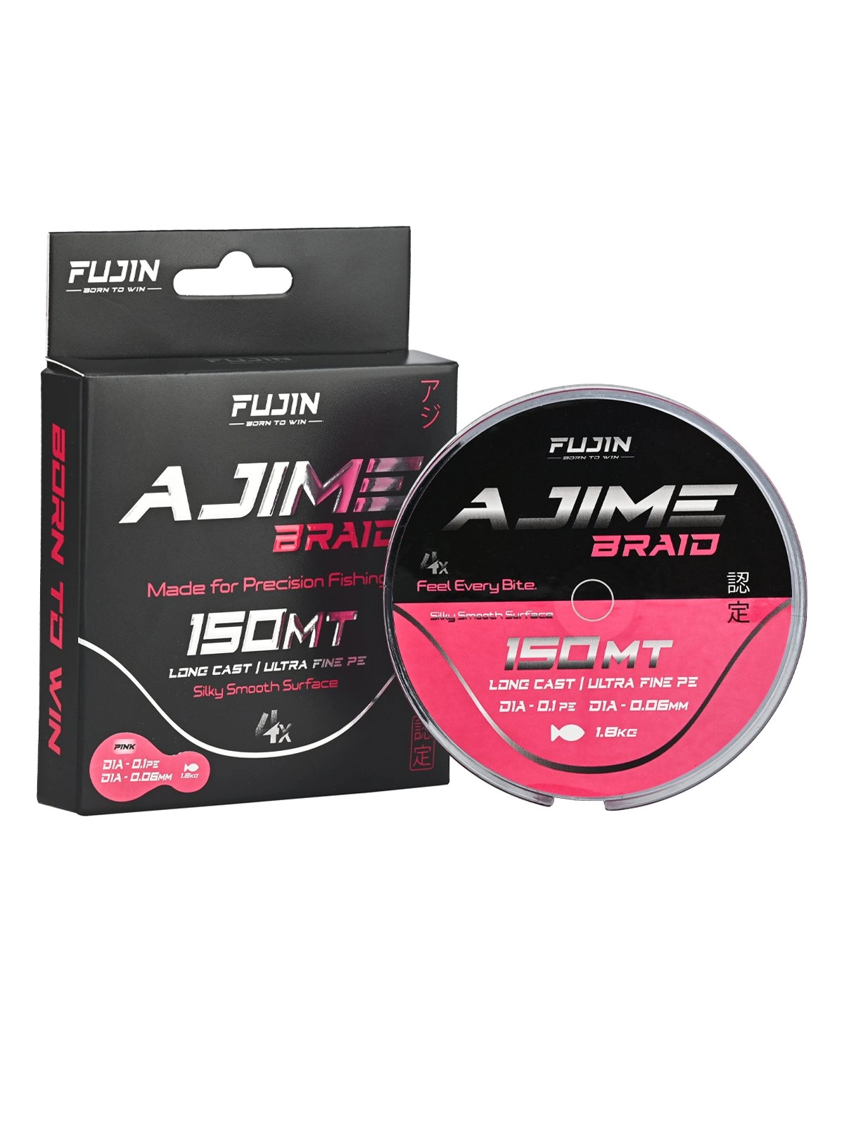 Fujin Ajime Braid 4x 150mt Pink ip