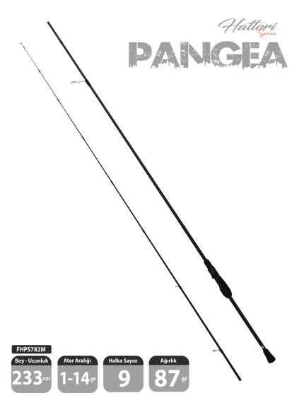 Fujin Hattori Pangea 233cm 1-14gr LRF Kamışı 