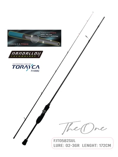 Fujin TheOne 172cm 02-3gr LRF Kamışı 582SUL