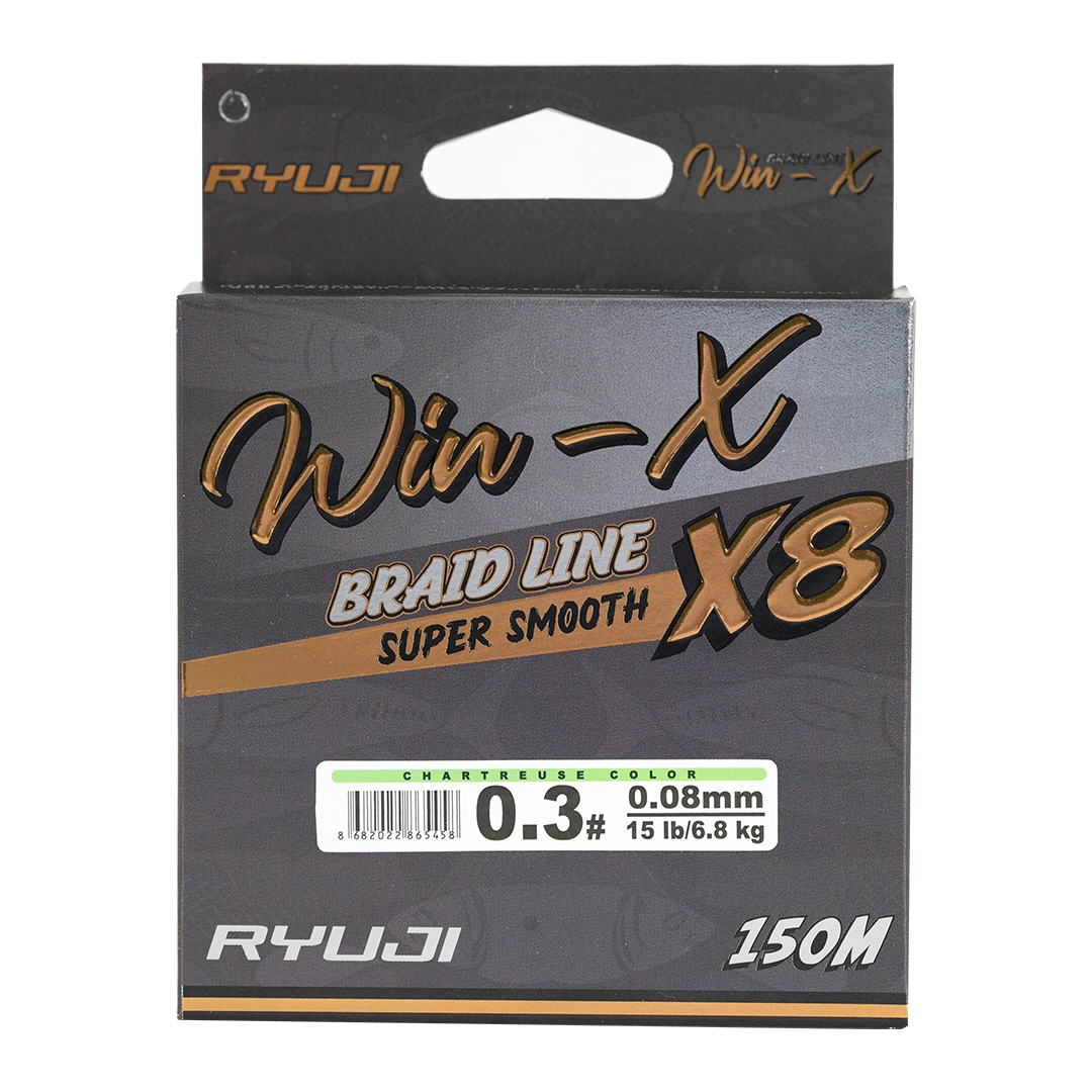 RYUJI WINX X8 150M CHARTREUSE İP MİSİNA 0.10MM