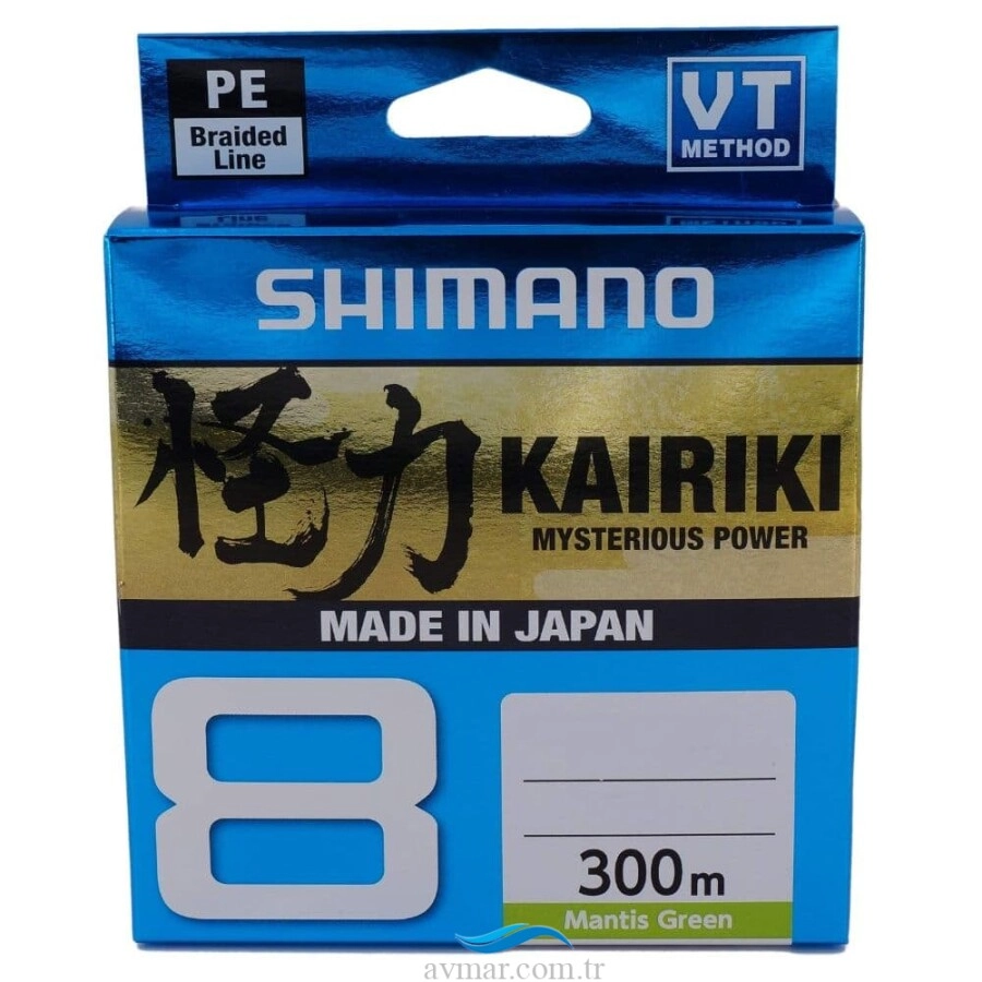 Shimano Kairiki 8 Pe 300m Mantis Green İp Misina