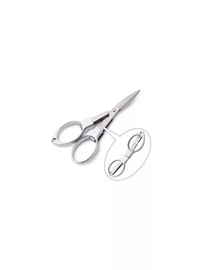 Mini Katlanır Çelik Makas Outdor Güvenlik Balıkçılık Hobi