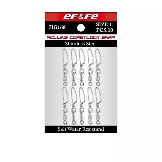 Effe Fırdöndü Rolling Swivel Coastlock Snap
