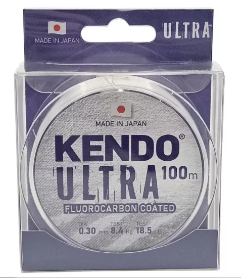 Kendo Ultra Fluorocarbon Coated 100m White Misina