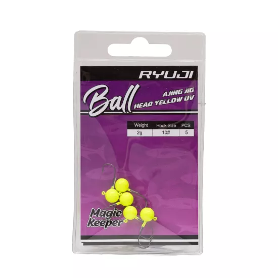 RYUJI BALL AJING YELLOW UV JIGHEAD İĞNE NO:10 