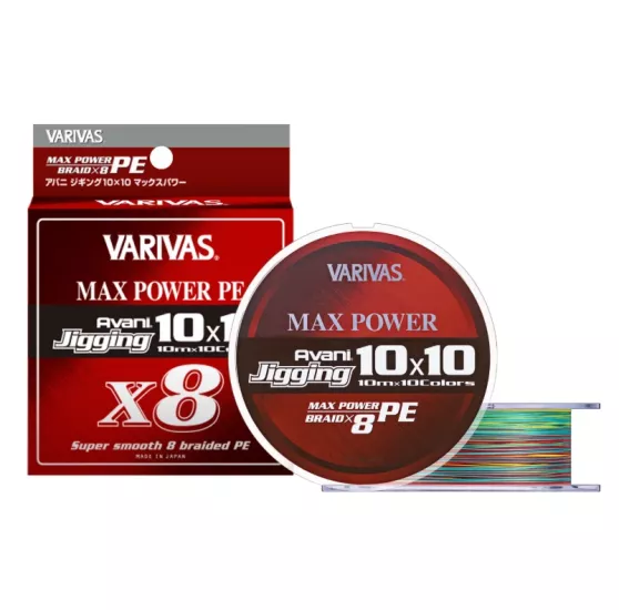 Varivas Avani Jigging 10X10 Max Power PE X8 300mt 1.2PE