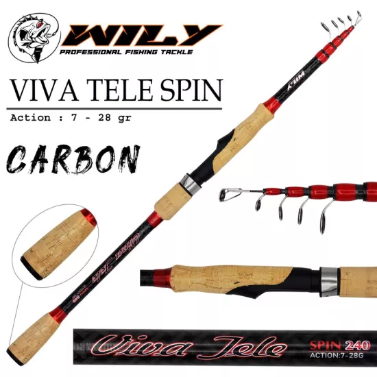Wily Viva Tele Spin Kamış 270 cm 10-35 gr